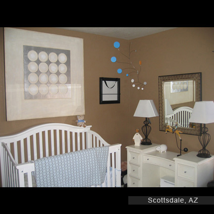 Silhouette Baby Art Mobile