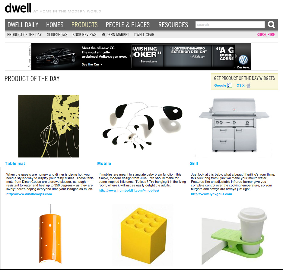 Dwell.com Product of the Day: mobile